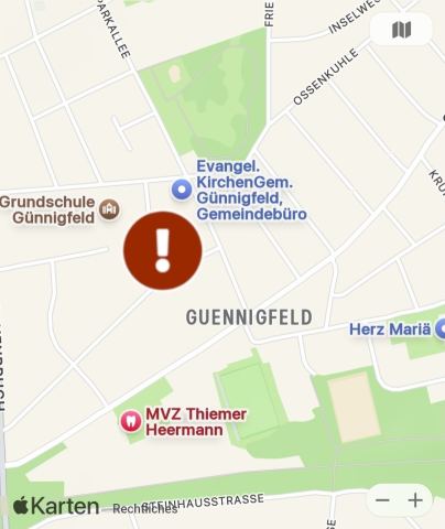 Foto 2 zur Warnung G-00024, groß ansehen
