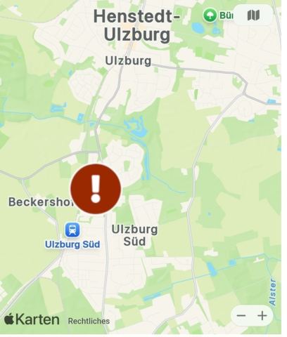 Foto 1 zur Warnung G-00015, groß ansehen